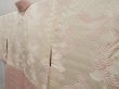 Photo7: 4915T04z530 Vintage Japanese Kimono Silk SHIBORI HAORI  Light pink (7)