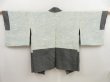 Photo6: 4916T08z650 Vintage Japanese Kimono Silk SHIBORI HAORI Plum branch Black (6)