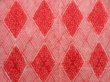 Photo3: 4917T10z550 Vintage Japanese Kimono Silk SHIBORI HAORI  Red Pink (3)