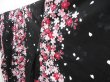 Photo2: 4917T12z460  Japanese Kimono Cotton YUKATA Sakura Black (2)