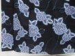 Photo4: 4917T13z470  Japanese Kimono Cotton YUKATA Hydrangea Dark navy (4)