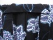 Photo7: 4917T13z470  Japanese Kimono Cotton YUKATA Hydrangea Dark navy (7)