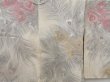 Photo3: 4923T02z730 Vintage Japanese Kimono Silk HAORI Peacock feather Off-white (3)