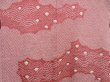 Photo3: 4923T04z600 Vintage Japanese Kimono Silk SHIBORI HAORI Cloud Coral pink (3)