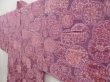 Photo2: 4923T10z570 Vintage Japanese Kimono Silk HAORI Flowers Light purple (2)