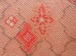 Photo4: 4928T03z530  Japanese Kimono Silk SHIBORI HAORI Flower Salmon pink (4)