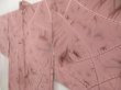 Photo2: 4928T09z670 Vintage Japanese Kimono Silk HAORI  Ash rose (2)