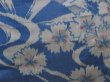 Photo6: 4929T02z350 Vintage Japanese Kimono Silk MEISEN HITOE KOMON Dark blue (6)