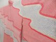 Photo3: 4929T13z530 Vintage Japanese Kimono Silk SHIBORI HAORI Seigaiha Pink (3)