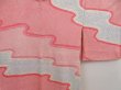 Photo4: 4929T13z530 Vintage Japanese Kimono Silk SHIBORI HAORI Seigaiha Pink (4)