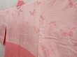 Photo7: 4929T14z450 Vintage Japanese Kimono Silk SHIBORI HAORI Plum tree Pink (7)