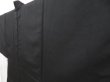 Photo2: 4930T13z680 Vintage Japanese Kimono Silk Men's HAORI  Black (2)