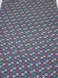 Photo1: 2Z01z70  Japanese Kimono Silk  FABRIC Plum blossom Navy 48.0x14.2 (1)