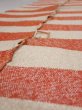 Photo6: C09z300 Vintage Japanese Kimono Silk Cotton Wool SAKIORI FABRIC    126.0x7.1 (6)