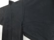 Photo2: 4931T02z310 Vintage Japanese Kimono Silk See through HAORI Stream Black (2)