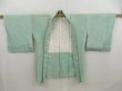 Photo5: 4931T03z570 Vintage Japanese Kimono Silk SHIBORI HAORI  Light blue (5)