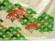 Photo7: 5001T04z980 Vintage Japanese Kimono Silk FURISODE Folding fan Off-white (7)