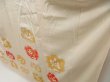 Photo4: 5001T08z1000 Vintage Japanese Kimono Silk FURISODE Flower Off-white (4)