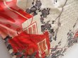 Photo3: 5001T10z1100 Vintage Japanese Kimono Silk FURISODE Royal cart Off-white (3)