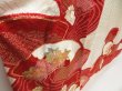 Photo3: 5001T11z1080 Vintage Japanese Kimono Silk FURISODE Jigami Off-white (3)