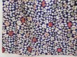 Photo4: 5003T13z700 Vintage Japanese Kimono Silk MEISEN KOMON Dark lavender blue (4)