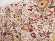 Photo2: 5004T02z550 Vintage Japanese Kimono Silk KOMON Flowers Off-white (2)