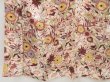 Photo4: 5004T02z550 Vintage Japanese Kimono Silk KOMON Flowers Off-white (4)