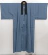 Photo5: 5004T07z510  Japanese Kimono Synthetic Men's JUBAN Tiger Steel blue (5)