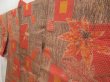 Photo2: 5004T12z570 Vintage Japanese Kimono Silk HAORI Maple Dark orange (2)