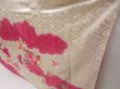 Photo4: 5004T13z1040 Vintage Japanese Kimono Silk FURISODE Peony Pink-Purple (4)