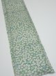 Photo2: 2H07z40  Japanese Kimono Silk  FABRIC Maple Sage green 54.3x7.3 (2)