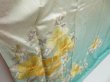 Photo3: 5006T01z1380 Vintage Japanese Kimono Silk FURISODE Flowers Off-white (3)