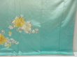 Photo7: 5006T01z1380 Vintage Japanese Kimono Silk FURISODE Flowers Off-white (7)