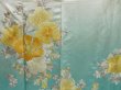 Photo8: 5006T01z1380 Vintage Japanese Kimono Silk FURISODE Flowers Off-white (8)