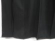 Photo4: 5006T03z1080  Japanese Kimono Silk KUROMONTSUKI Plain Black (4)