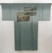 Photo1: 5006T07z350 Vintage Japanese Kimono Silk Men's JUBAN 東海道五十三次 (1)