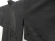 Photo2: 5012T09z380 Vintage Japanese Kimono Silk See through HAORI  Black (2)