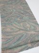 Photo2: 1R01z60  Japanese Kimono Silk  FABRIC Stream Gray 40.9x14.6 (2)