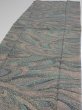 Photo3: 1R06z90  Japanese Kimono Silk  FABRIC Stream Gray 65.4x14.6 (3)