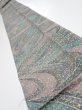 Photo1: 1R09z60  Japanese Kimono Silk  FABRIC Stream Gray 83.9x7.1 (1)