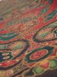 Photo4: 1R07z60  Japanese Kimono Crepe Silk  FABRIC Dragon, Phoenix  58.3x7.7 (4)