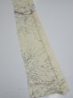 Photo2: 1R09z50  Japanese Kimono Silk  FABRIC Branch Lemon white 78.7x6.7 (2)