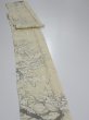 Photo3: 1R09z50  Japanese Kimono Silk  FABRIC Branch Lemon white 78.7x6.7 (3)