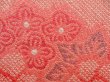 Photo4: 5013T03z550 Vintage Japanese Kimono Silk SHIBORI HAORI Flowers Pink (4)