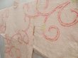 Photo2: 5013T05z480 Vintage Japanese Kimono Silk SHIBORI HAORI  Light pink (2)