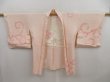 Photo5: 5013T05z480 Vintage Japanese Kimono Silk SHIBORI HAORI  Light pink (5)