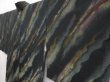 Photo2: 5013T08z680 Vintage Japanese Kimono Silk HAORI  Black (2)