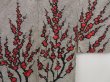 Photo3: 5013T09z740 Vintage Japanese Kimono Silk SHIBORI HAORI Plum tree Black (3)