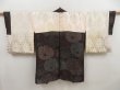 Photo6: 5014T03z830 Vintage Japanese Kimono Silk URUSHI HAORI Chrysanthemum Black (6)