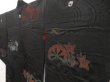 Photo3: 5014T09z600 Antique Japanese Kimono Silk URUSHI HAORI Plum blossom (3)